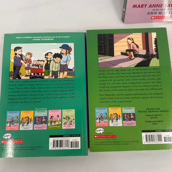 The Baby-Sitters Club Book Series Set of 5 (1,2,3,4,6) - Picture 4 of 5